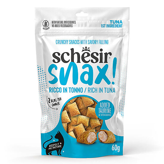 Schesir Snax Ton Balıklı Dolgulu Kedi Ödülü 60 Gr - 1