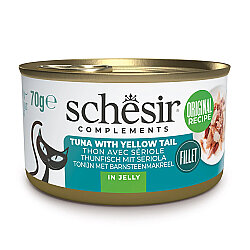 Schesir Tamamlayıcı Ton ve Sarı Kuyruk Balığı Konserve 70 Gr - Schesir