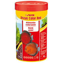 Sera - Sera 0334 Discus Color Red Granül Balık Yemi 250 ML