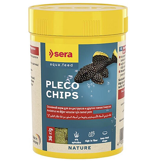 Sera Pleco Chips Vatoz Temel Balık Yemi 100 ML - 1