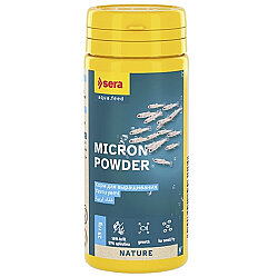 Sera Micron Powder Yavru ve Genç Balıklar İçin Büyütme Yemi 50 ML - Sera