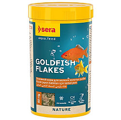 Sera Goldy Nature Japon ve Havuz Balıkları İçin Pul Balık Yemi 250 ML - Sera