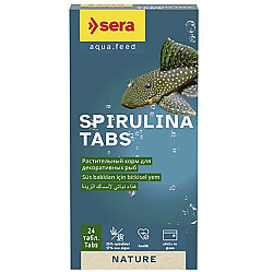 Sera Spirulina Tabs Vitamin Tablet Balık Yemi (24 Adet) - Sera