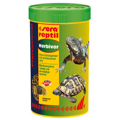 Sera Reptil Professional Herbivor Kaplumbağa ve Sürüngen Yemi 1000 ML