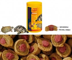 Sera Reptil Professional Carnivor Kaplumbağa ve Sürüngen Yemi 1000 ML - Thumbnail