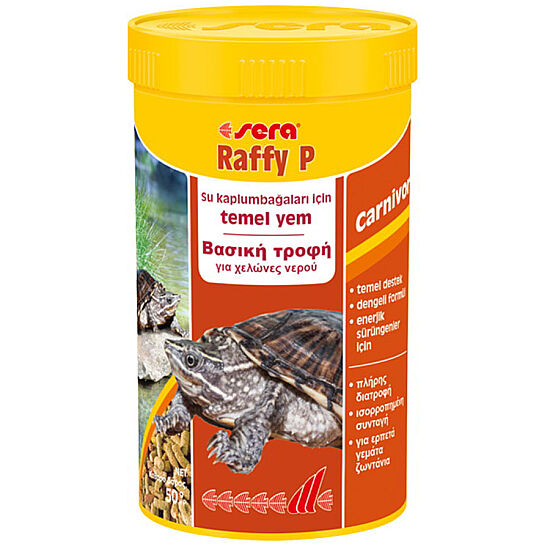 Sera Raffy P Nature Kaplumbağa ve Sürüngen Yemi 250 ML - 2
