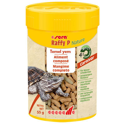Sera 1850 Raffy P Kaplumbağa ve Sürüngen Yemi 250 ML