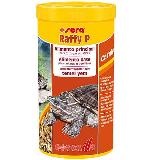 Sera Raffy P Kaplumbağa ve Sürüngen Yemi 1000 ML - 1