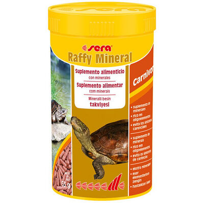 Sera Raffy Mineral Su Kaplumbağası ve Etçil Sürüngen Yemi 250 ML