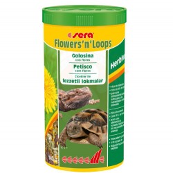 Sera 1900 Flowers n Loops Lezzetli Kaplumbağa ve Sürüngen Yemi 1000 ML - Sera