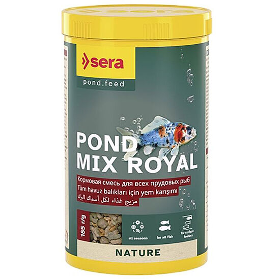 Sera Mix Royal Havuz Balıkları İçin Karışık Pul Yem 1000 ML - 1