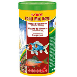 Sera - Sera 7100 Mix Royal Havuz Balıkları İçin Karışık Pul Yem 1000 ML