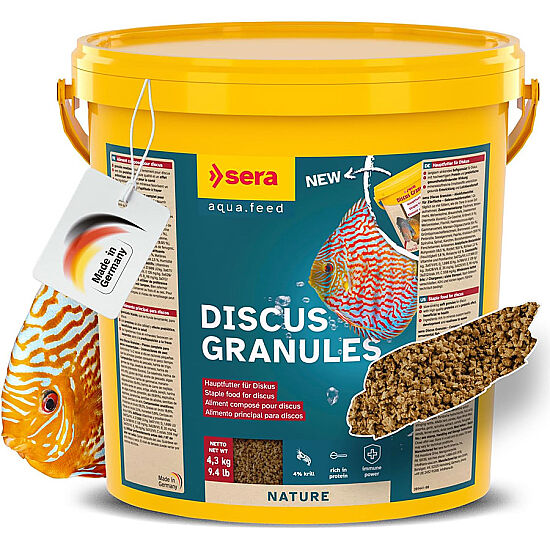 Sera Discus Granulat Granül Balık Kova Yemi 10 Lt ( 4,2 Kg ) - 1