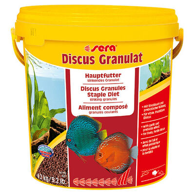 Sera Discus Granulat Granül Balık Kova Yemi 10 Lt ( 4,2 Kg )