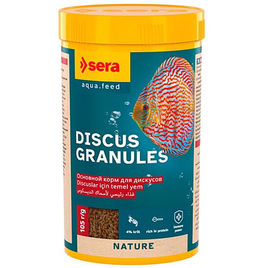 Sera Discus Granulat Granül Balık Yemi 250 ML - 1