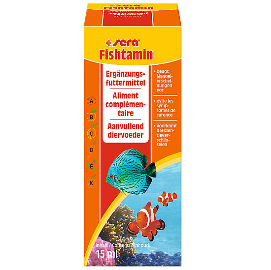 Sera Fishtamin Balık Vitamini 15 ML - 2