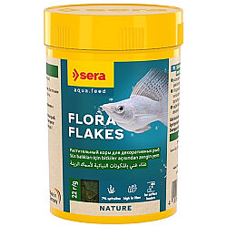 Sera Flora Flakes Bitkisel Pul Balık Yemi 100 ML (22 Gr) - Sera