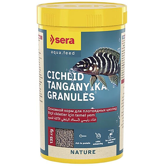 Sera Granured Etçil Proteini Zengin Balık Yemi 250 ML - 1