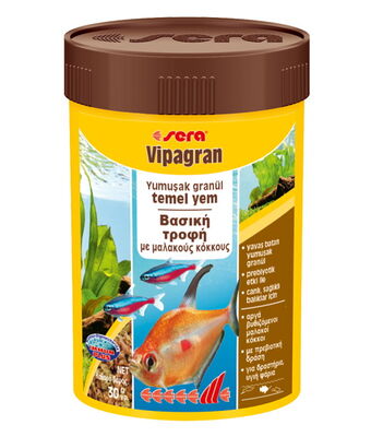 Sera Vipagran Nature Süs Balıkları İçin Granül Temel Balık Yemi 100 ML ( 30 Gr )