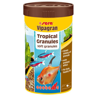 Sera Vipagran Nature Süs Balıkları İçin Granül Temel Balık Yemi 250 ML ( 80 Gr )