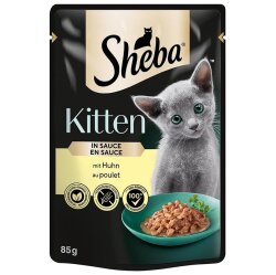 Sheba Kitten Chicken Pouch Gravy Soslu Tavuk Etli Yavru Kedi Yaş Maması 85 Gr - Sheba