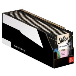 Sheba Salmon Pouch Gravy Soslu Somonlu Kedi Yaş Maması 85 Gr - 28 Adet - Sheba