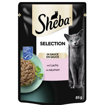 Sheba Salmon Pouch Gravy Soslu Somonlu Kedi Yaş Maması 85 Gr