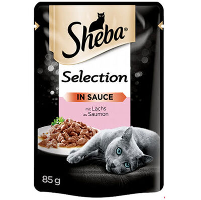 Sheba Salmon Pouch Gravy Soslu Somonlu Kedi Yaş Maması 85 Gr