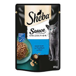 Sheba - Sheba Sauce Pouch Soslu Ton Balıklı Kedi Yaş Maması 85 Gr