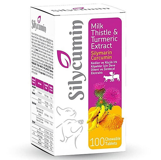 Silycumin Kedi ve Köpekler İçin Bağışıklık Sistemi Destekleyici Tablet (100 Tablet) - 1