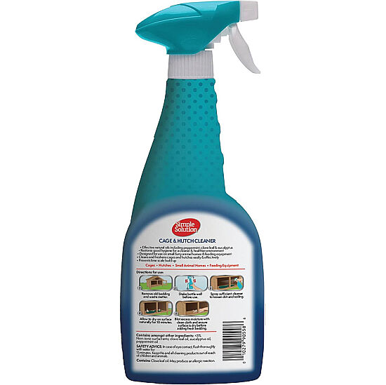 Simple Solution Cage & Hutch Kafes ve Kulübe Temizleme Spreyi 500 ML Sprey - 2