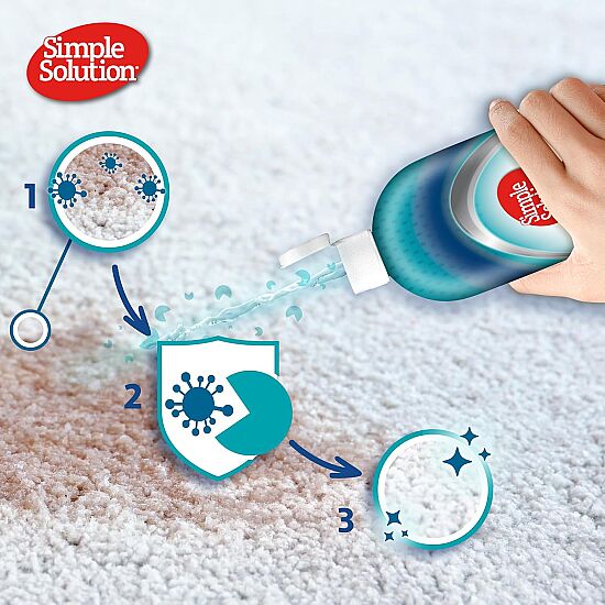 Simple Solution Kediler için Leke ve Koku Giderici 1000 ML Flip Top Kapak - 5