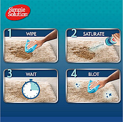 Simple Solution Kediler için Leke ve Koku Giderici 1000 ML Flip Top Kapak - 7