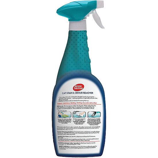 Simple Solution Kediler için Leke ve Koku Giderici 750 ML Sprey - 2