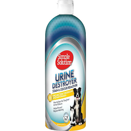Simple Solution Urine Destroyer İdrar Leke ve Koku Giderici 1000 ML Flip Top Kapak - 1
