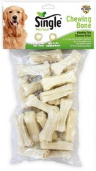 Single Beyaz Pres Kemik 5 Cm 9-10 Gr - (25li Paket) - Single