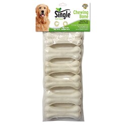 Single Beyaz Pres Kemik 8 Cm 20 Gr - (6lı Paket) - Single