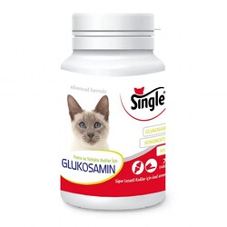 Single - Single Glukosamin Eklem Sağlığı Kedi Vitamin Tablet 45 Gr - 75 Tab