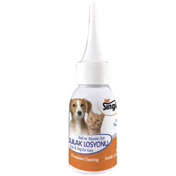Single - Single Kedi Köpek Kulak Temizleme Losyonu 50 ML