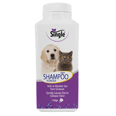 Single Kedi Köpek Lavanta Kokulu Pudra Şampuanı 150 Gr