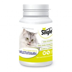 Single - Single Multivitamin Kedi Vitamin Tableti 75 Gr - 100 Tab