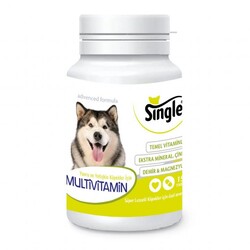 Single - Single Multivitamin Köpek Vitamin Tableti 75 Gr - 150 Tab