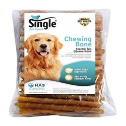 Single Naturel Burgu Çubuk 12 Cm 6 Gr - (100lü Paket) - Single