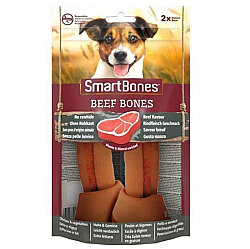 Smart Bones Biftekli Medium Kemik Köpek Ödülü 2 Parça - 158 Gr - Smart Bones