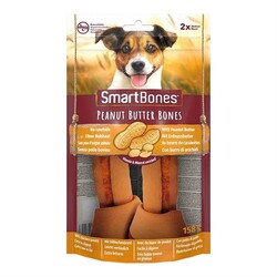 Smart Bones - Smart Bones Fıstık Ezmeli Medium Kemik Köpek Ödülü 2 Parça - 158 Gr