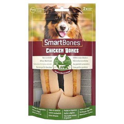 Smart Bones Tavuklu Medium Kemik Köpek Ödülü 2 Parça - 158 Gr