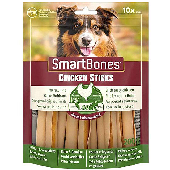 Smart Bones Tavuklu Stick Köpek Ödül Maması 10 Parça - 200 Gr - 1