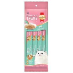 Smart Heart - Smart Heart Kremalı Ton Balıklı Ek Besin ve Kedi Ödülü 60 Gr - 15 Gr x 4 lü Paket
