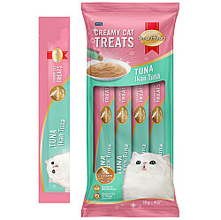 Smart Heart Kremalı Ton Balıklı Ek Besin ve Kedi Ödülü 60 Gr - 15 Gr x 4 lü Paket - Smart Heart