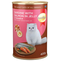 Smart Heart Somon ve Sardalya Jelly Kedi Konservesi 400 Gr - Smart Heart